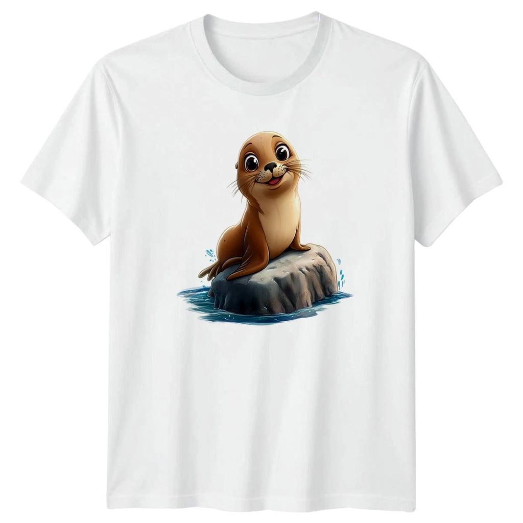 Cute Sea Lion T-Shirt Marine Wildlife Gift For Him And Her