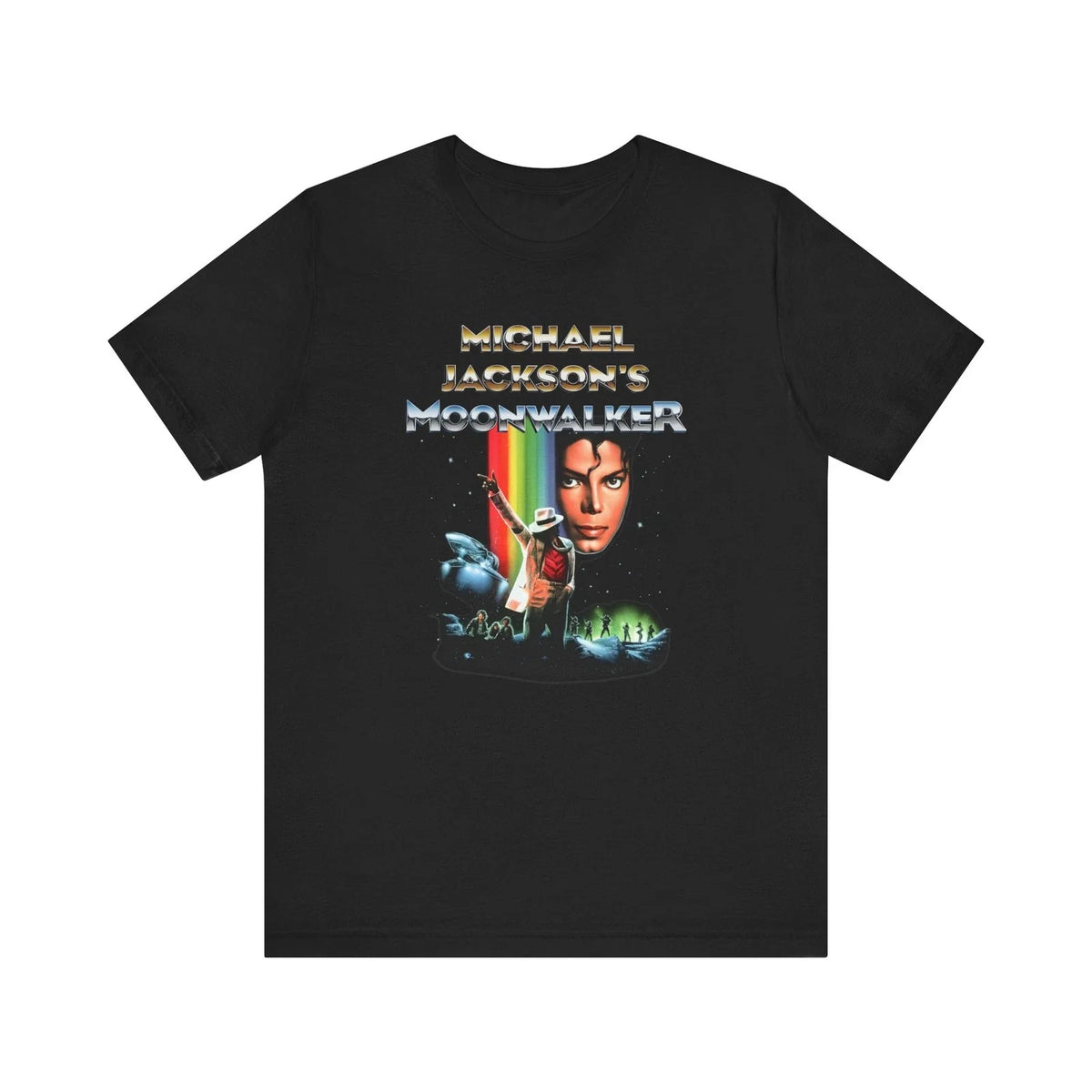 MJ Moonwalker Sega Genesis Retro Style Cover Art Unisex Jersey Short Sleeve Tee