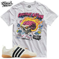 Shirt To Match Ballerina White Black Gum Unisex Tee Skull Shirt