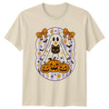 Cute Ghost Cat Pumpkin T-Shirt Halloween Gift For Him And Her
