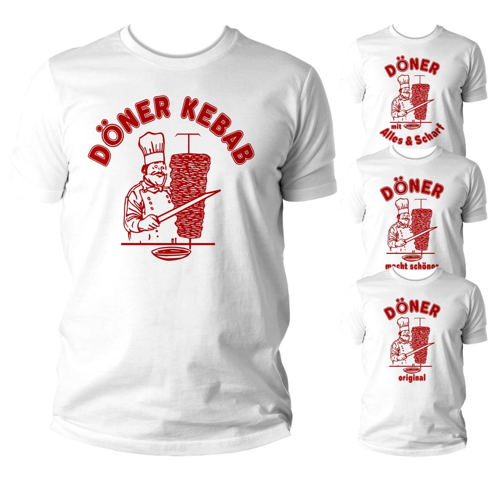 Kebab T-shirt kebab funny fun cult gift saying shirt rotisserie for men