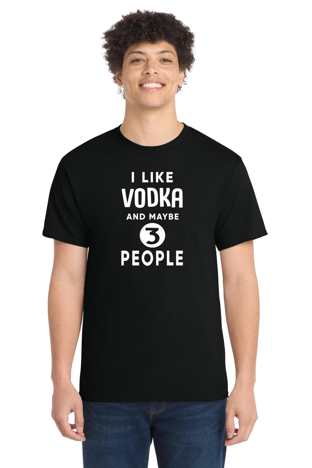 Funny Vodka Introvert T-Shirt Drinking Joke Bar Humor Alcohol Gift Tee