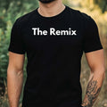 Mens The Remix Motif Cotton T-Shirt Size XS to 5XL