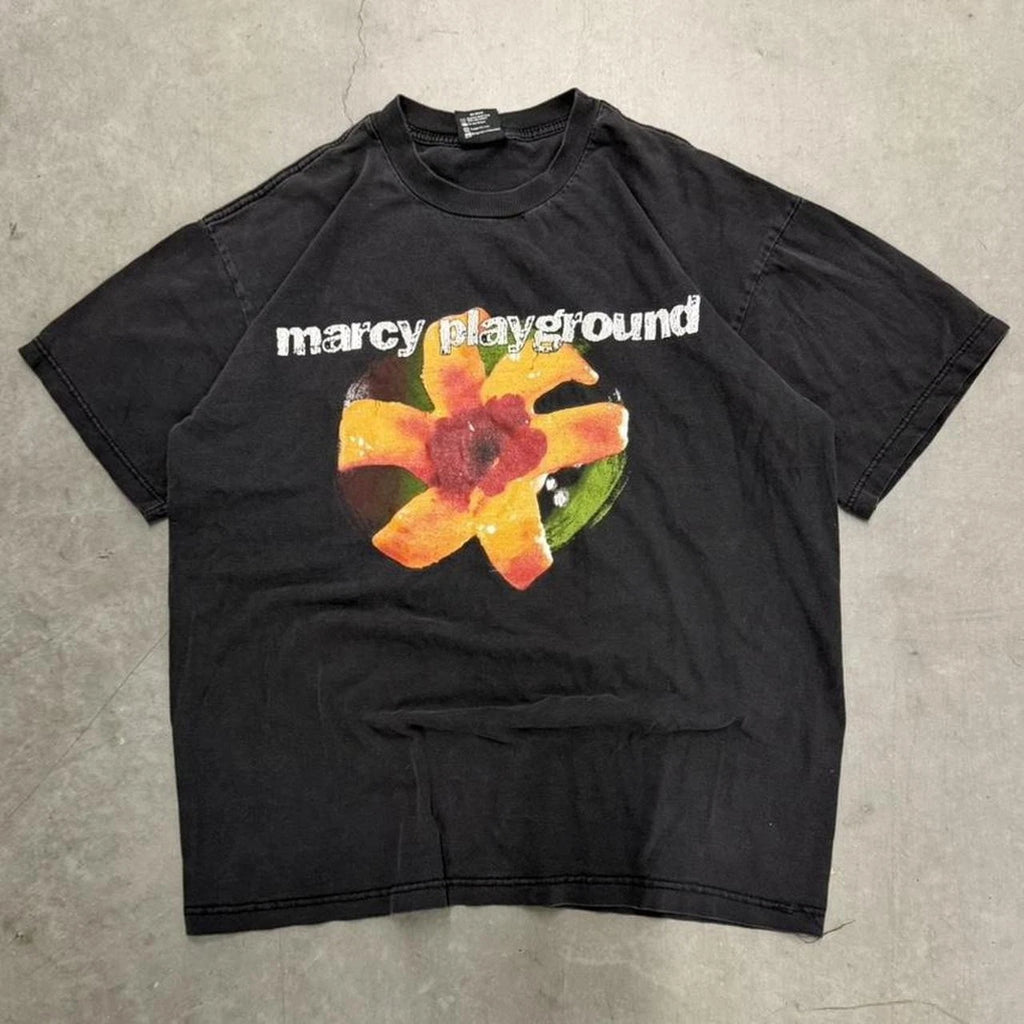 Vintage 90s Marcy Playground Band Tee Size Large Giant Tag
