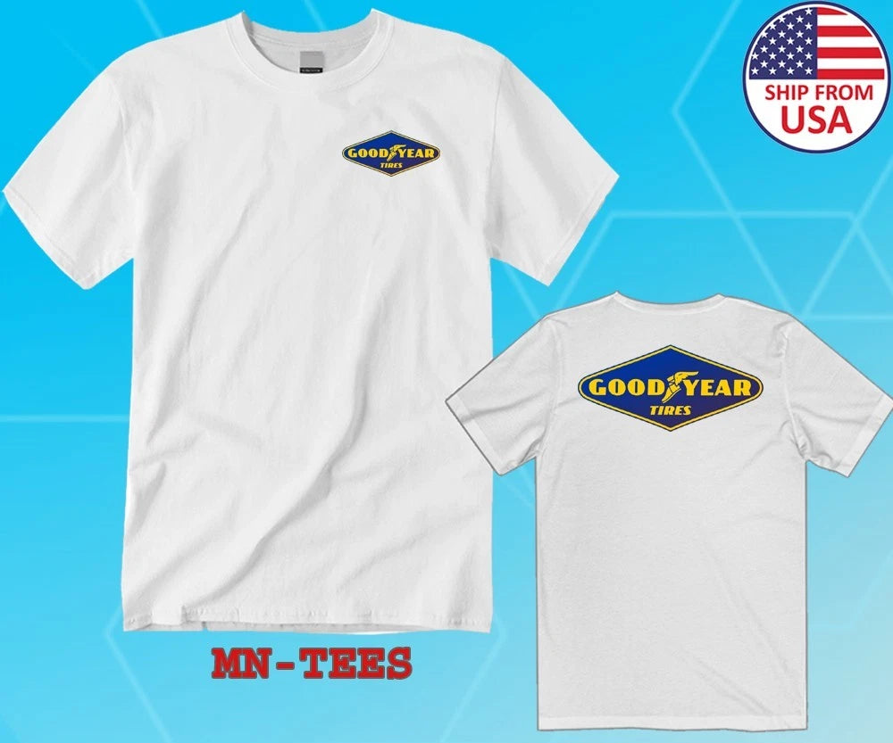 Goodyear Tires White Size S-5XL