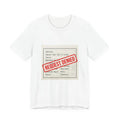 Request Denied Receipt Aesthetic Tee | cost of living, budget humor