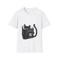 Cat Reading Tee, Funny Cat Lover Shirt, Humorous Kitten Graphic Tee
