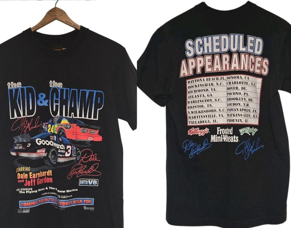 VTG Dale Earnhardt Jeff Gordon T-Shirt Sweatshirt Hoodie