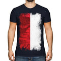 Indonesia Grunge Flag Mens T-Shirt Jersey Football Jersey Gift