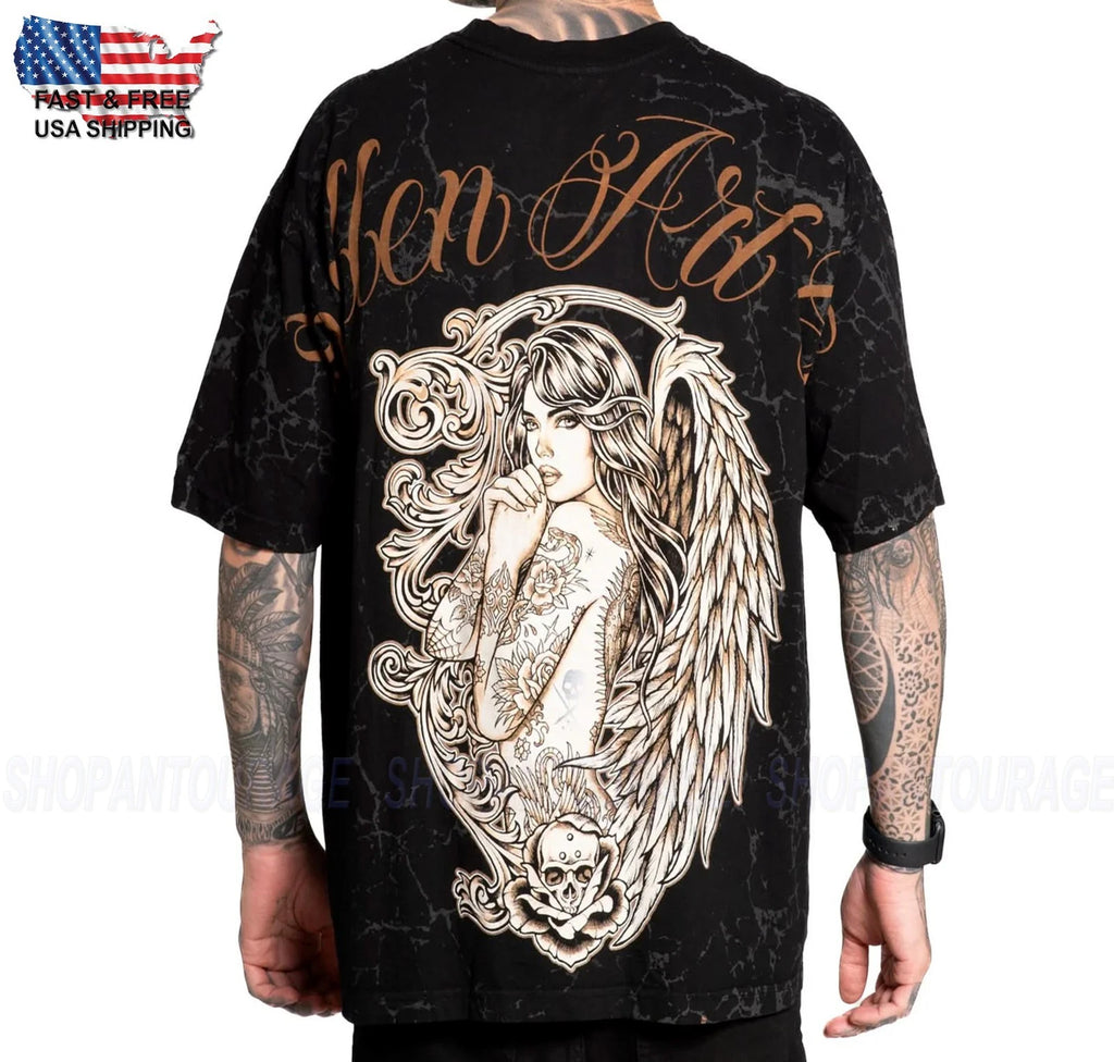 Sullen Art Collective Maglietta A Maniche Corte Premium Fit SCM7424 Per Uomini