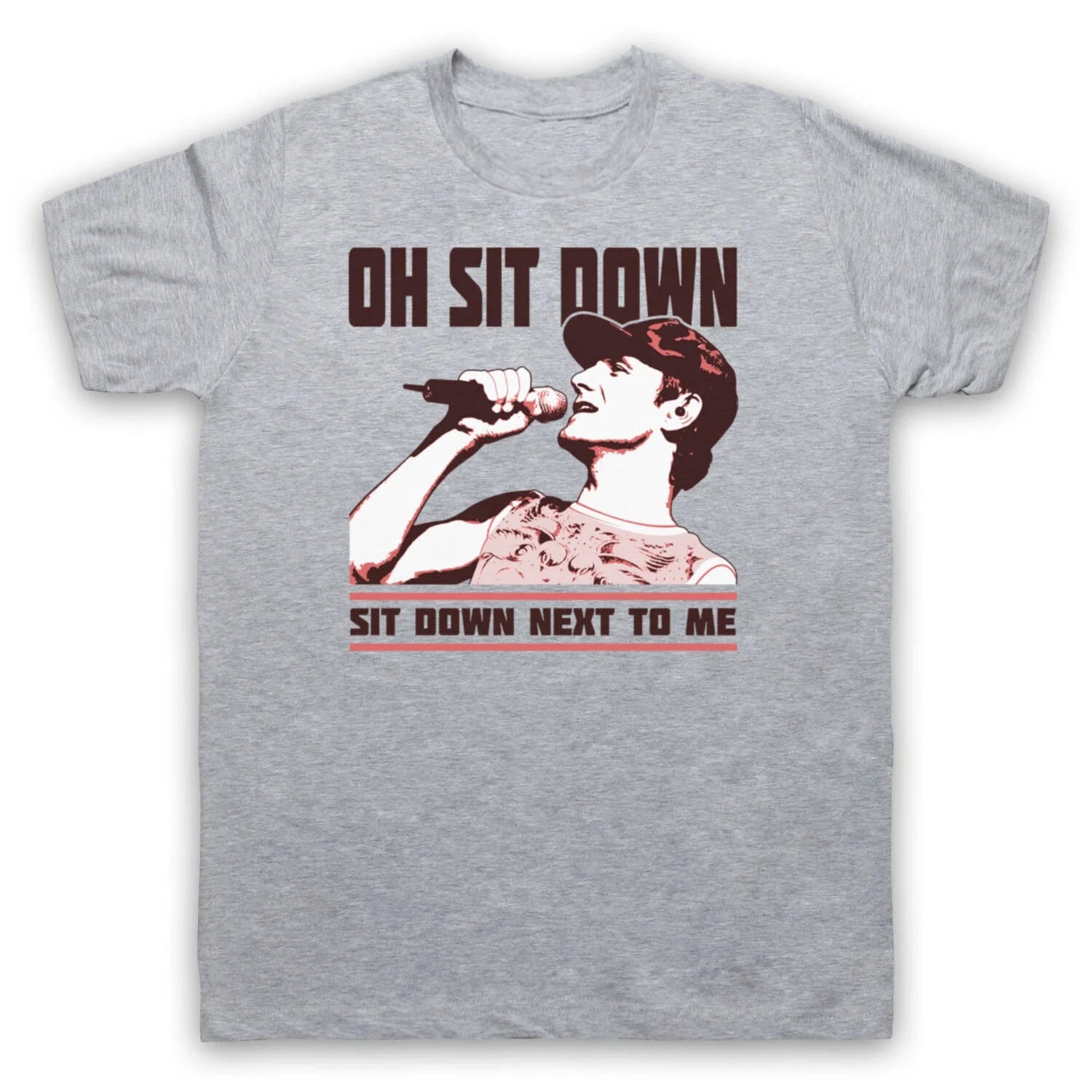 JAMES SIT DOWN TIM BOOTH UNOFFICIAL ROCK NEXT TO ME MENS & WOMENS T-SHIRT