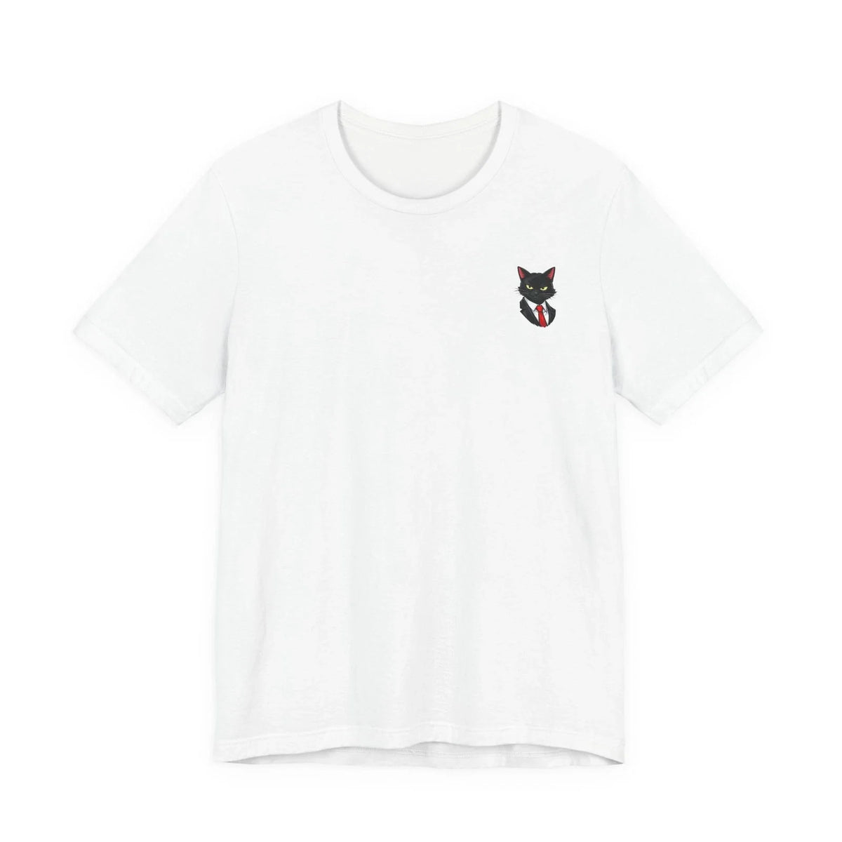 Black Cat Manager T‑Shirt Let’s Take a Break Japan Anime Graphic Funny Cat Tee