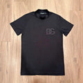DOLCE & GABBANA Men's Neckline Logo & Chest DG Slim Fit T-Shirt Size M / IT 48