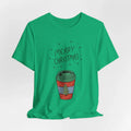 Bella + Canvas Merry Christmas Coffee Shirt Unisex Holiday Latte Tee Gift