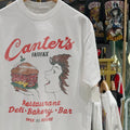 90's Canter'S Deli 'Fairfax' Promo T-Shirt White XXL