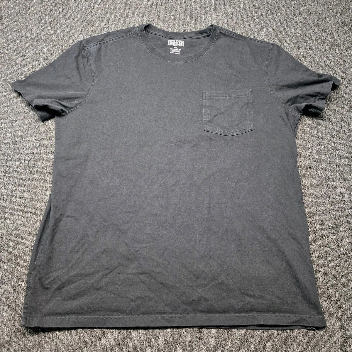 Duluth Trading Co Mens Black Pocket T Shirt XXL 2XL Longtail Workwear