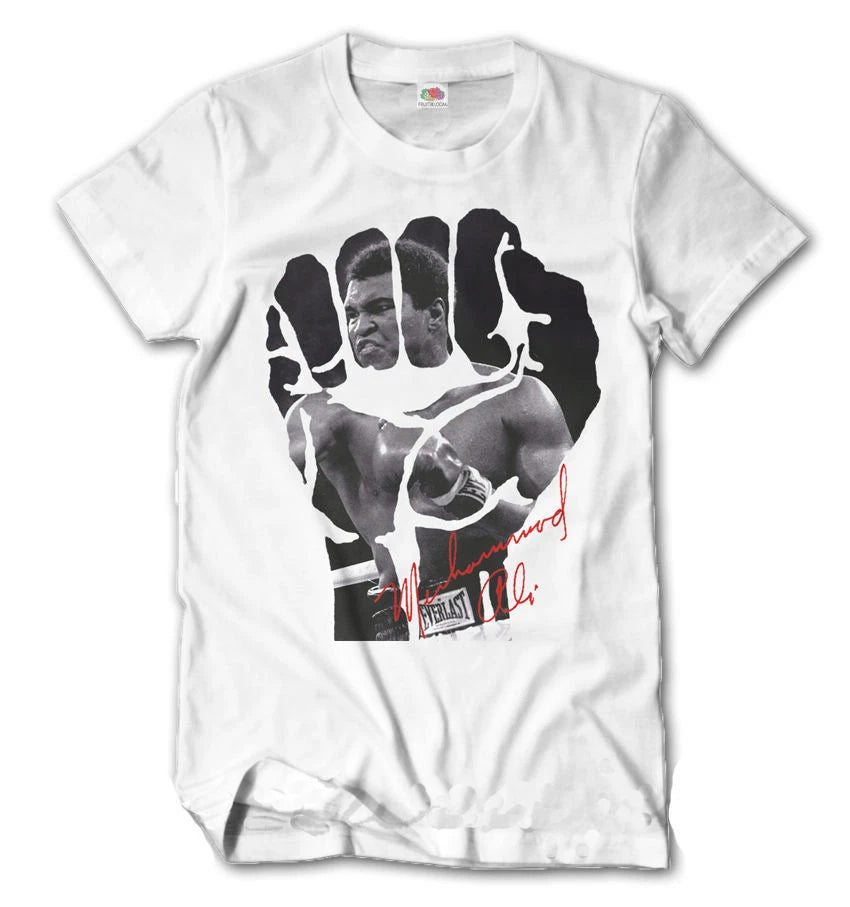 ★Mens Slim Fit T-Shirt Muhammad Ali Boxing Movie Boxing - Polo New S-XXL Ali2★