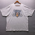 Y2K Wolf Cherokee Survivors North Carolina Graphic Mens 2XL Biker Rally T Shirt