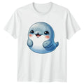 Cute Baby Seal Marine Animals Tee Shirt Unisex Graphic Top