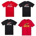Alpinestars Ride 4.0 CSF Motorcycle Tee Regular Fit T-Shirt Black Red Camo