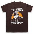 DR JONES CRUSADE X NEVER EVER MARKS THE SPOT LAST FILM MENS & WOMENS T-SHIRT