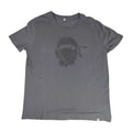 Wituka Graphic T-Shirt XL Charcoal Gray Fingerprint Ninja Organic Cotton READ