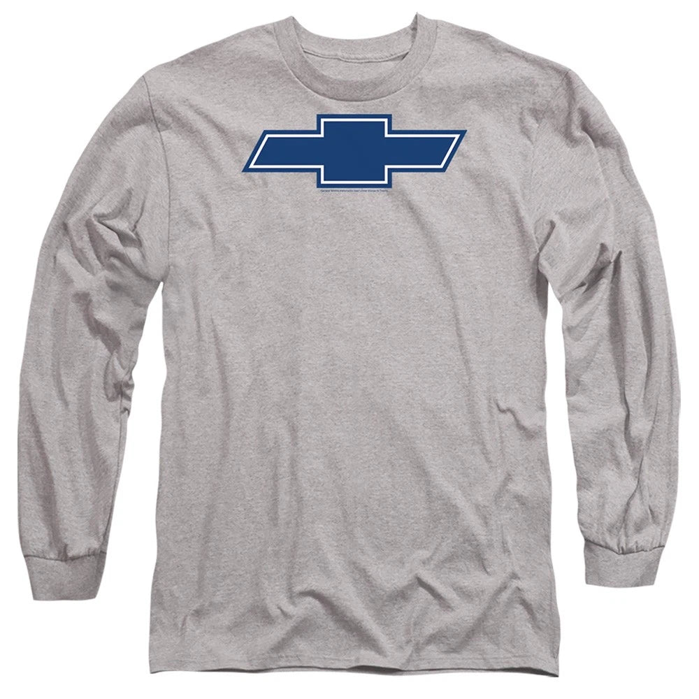 Chevrolet Simple Vintage Bowtie Long Sleeve T-Shirt S-2XL, Athletic Heather