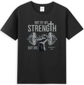 Not My Strength But His Philippians Christian Bible Weightlifting T-Shirt