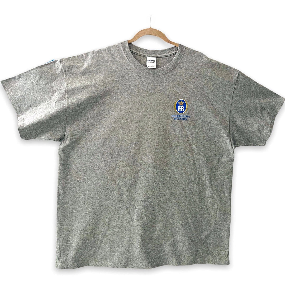 NEW Authentic Hofbrauhaus Hofbrau Munchen HB Beer Gray T-Shirt