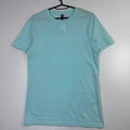 H&M Basic T-Shirt Light Blue Plain Tee Minimal Casual Cotton Unisex Size XS