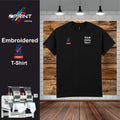 Napit Electrician Embroidered Personalised T-Shirt With Company Name workwear