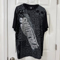 Southpole Shirt Mens XL Black Baggy Grunge Spellout Streetwear 90s Y2K
