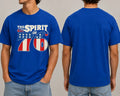 Spirit of 76 T-Shirt | Vintage American Flag Retro Patriotic Graphic Tee