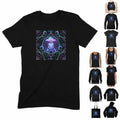 Magic Mushrooms Meditation Psychedelic T-Shirt - Flipant Boho Hippie Hipster Yoga