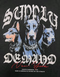Supply & Demand New York T Shirt Men's Size Med Dogs Black Brooklyn Street Wear