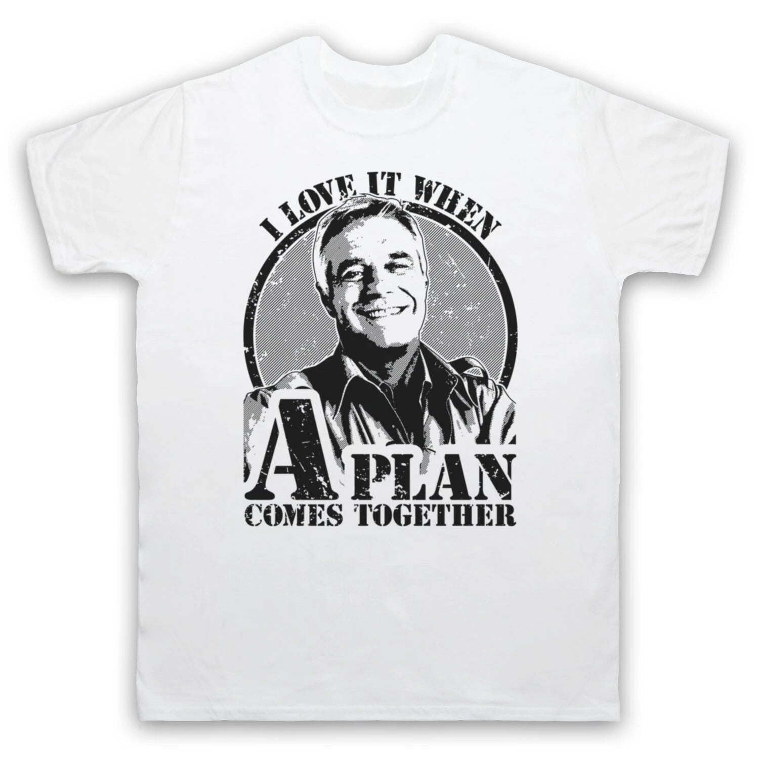 A TEAM HANNIBAL I LOVE UNOFFICIAL PLAN COMES TOGETHER MENS & WOMENS T-SHIRT