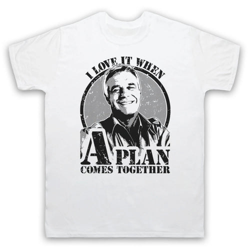 A TEAM HANNIBAL I LOVE UNOFFICIAL PLAN COMES TOGETHER MENS & WOMENS T-SHIRT