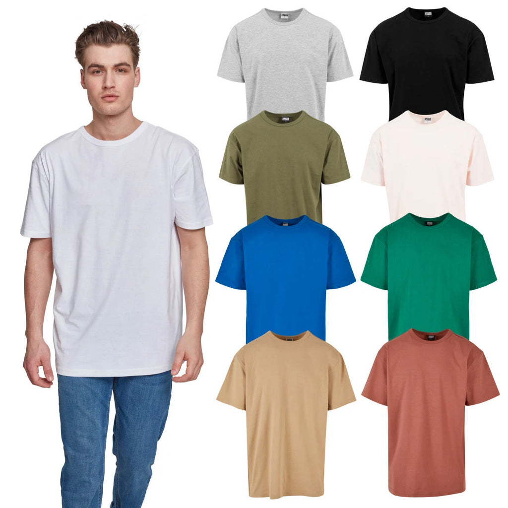 Urban Classics Mens Big Fit Extra Large Oversized Basic T-Shirt