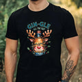 Mens Funny Christmas Alcohol Print Cotton T-Shirt Size XS to 5XL