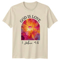 God Is Love T-Shirt Inspirational Scripture Christian Religion