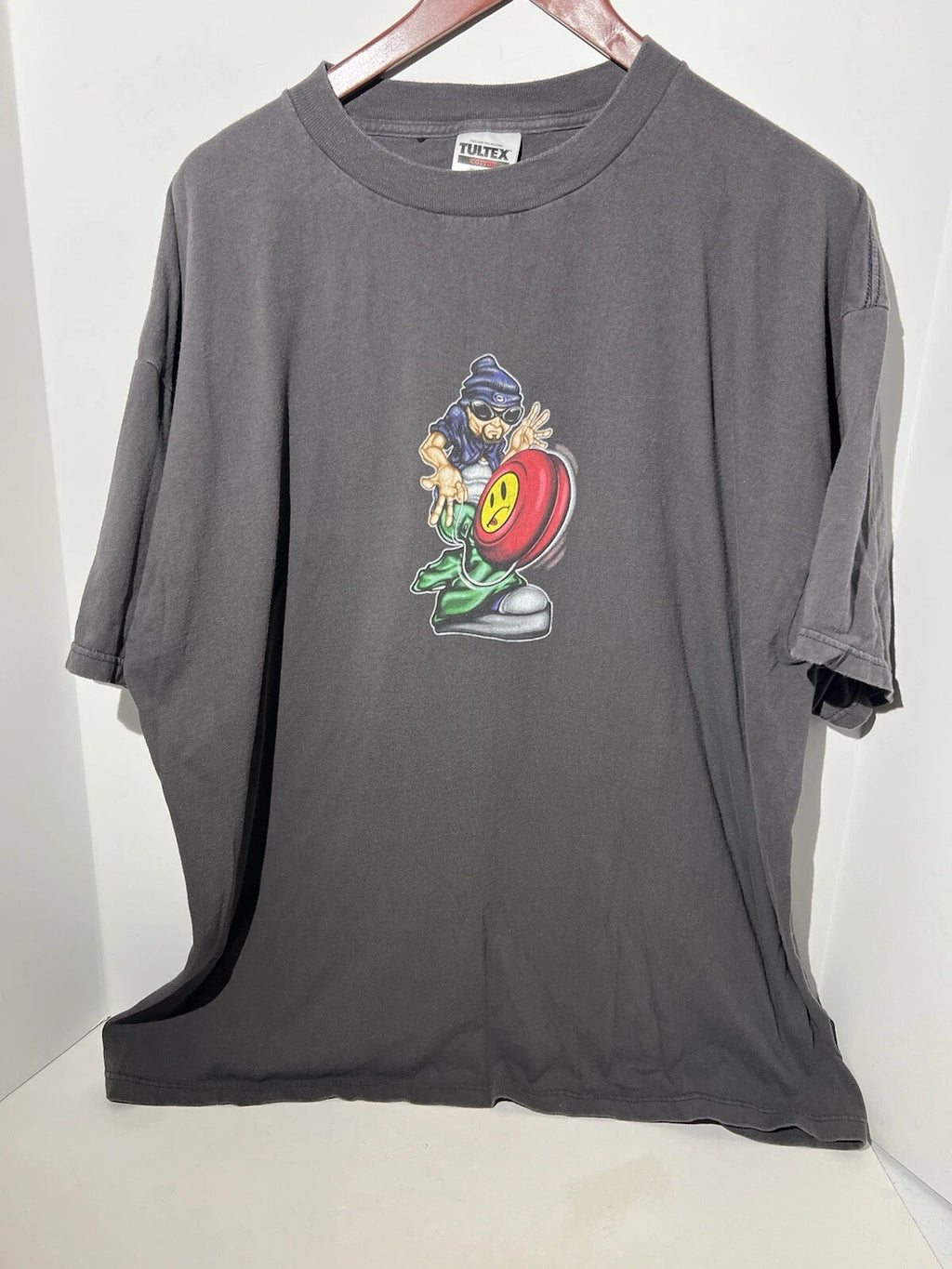 Vintage DJ Street Style Y2k Yoyo Character Black T Shirt Size XXL Tultex