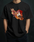 Persian Map T-Shirt, Iran Pride Shirt, Iranian Heritage Tee, Cute Victory Sign