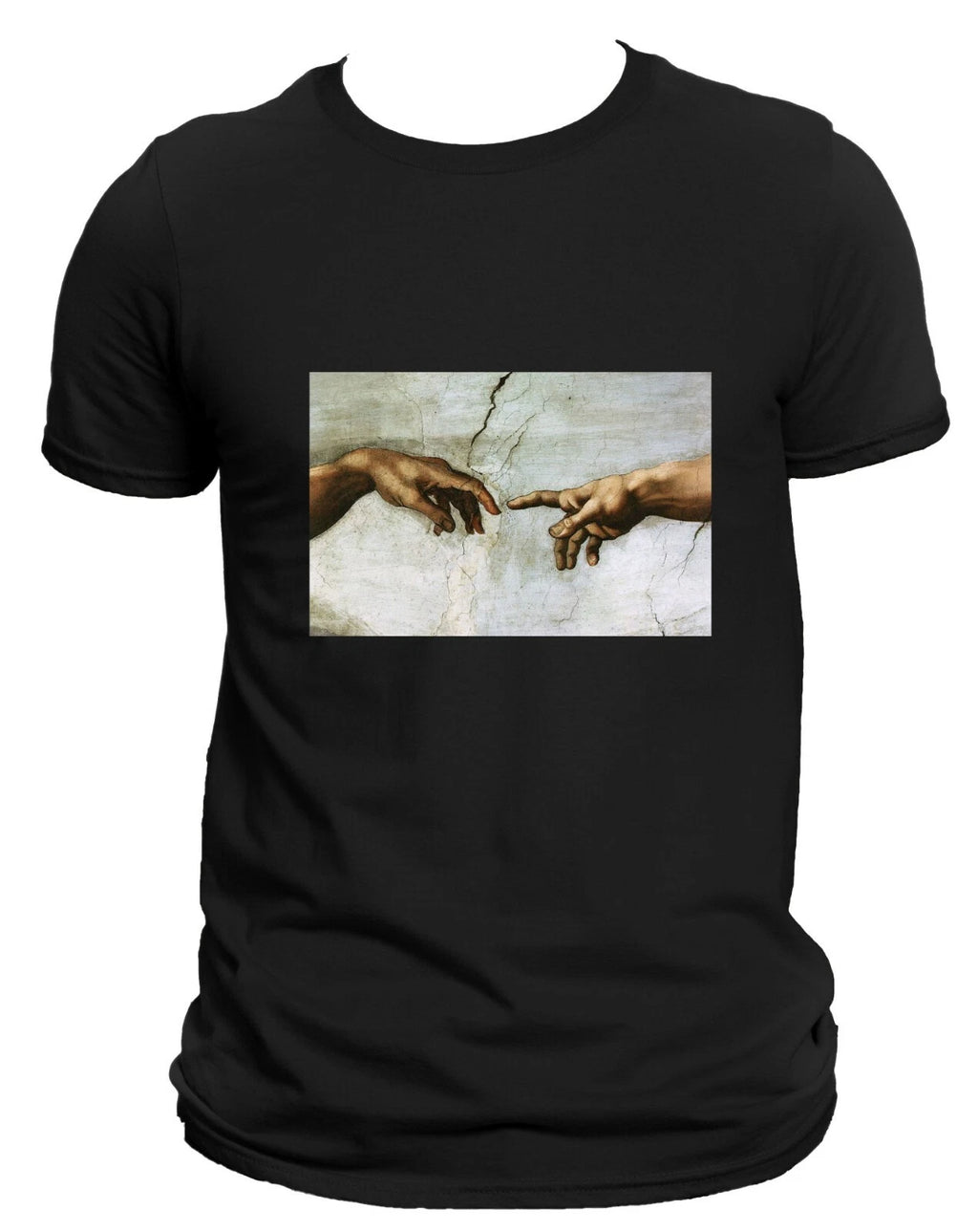 The Creation of Adam Famous Christian Art T-Shirt Aesthetic Religion Inspired