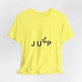 Minimalist T-Shirt for Women or Men "JUMP" - Creative Unisex Bella Canvas Tees