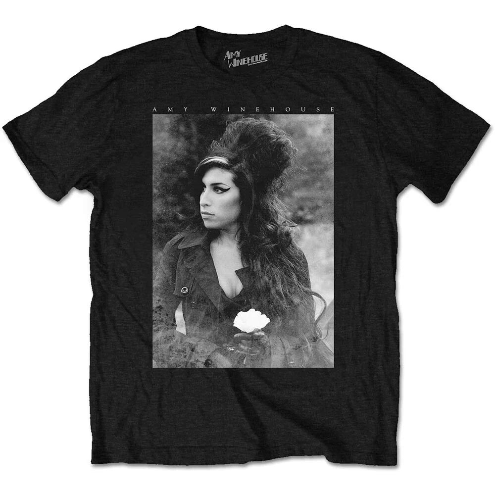 Amy Winehouse Flower Portrait Official Merchandise T-Shirt m/l/2XL NEU