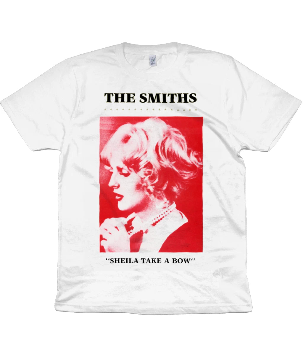 The Smiths - Sheila Take A Bow - Text - Organic T-Shirt - Morrissey - Indie