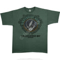 GRATEFUL DEAD-FILLMORE GREEN- STEAL YOUR FACE-T SHIRT S-M-L-XL-XXL Garcia,Wier