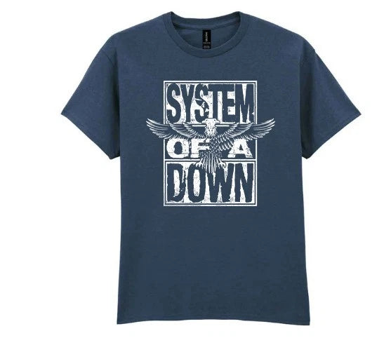 System of a Down blue dusk T-Shirt - Gildan Ultra cotton -Progressive metal fans