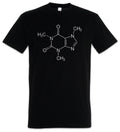 Caffeine Molecule T-Shirt Fun Geek Nerd Coffee Chemist Chemistry Teacher Formula