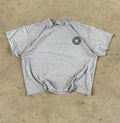 Vintage 90s Bethany Beach T Shirt Gray Boxy Distressed Stained Mens L No Tag USA